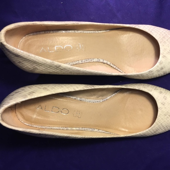 Aldo Mireldee Snake Pattern Wedges-Size 8 - Picture 4 of 8
